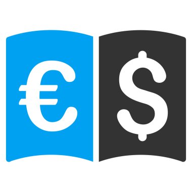 Uluslararası katalog düz vektör simgesi