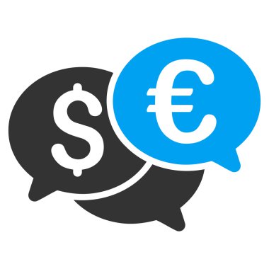 Döviz Alım tekliflerini düz vektör simgesi