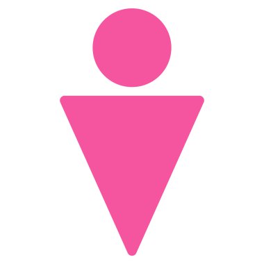 Adam düz vektör simgesi