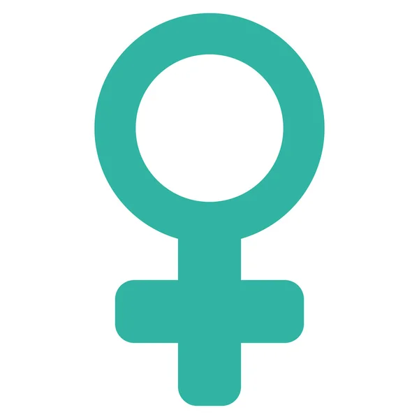 Female Symbol Flat Vector Icon — Stock Vector