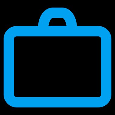 Servis talebi kontur vektör simgesi