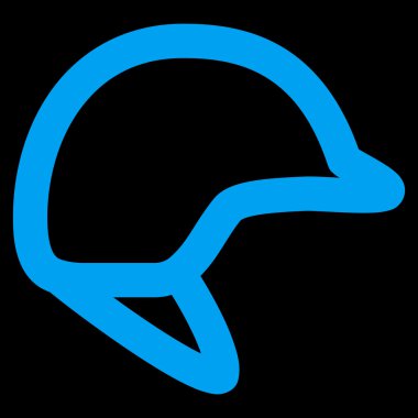 Motosiklet işçisi kontur vektör simgesi