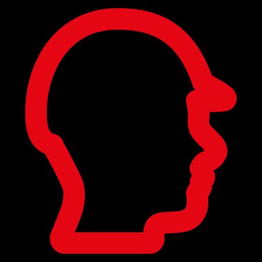 Vektör simgesini Oluşturucu kafa inme