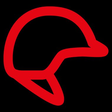 Motosiklet işçisi kontur vektör simgesi