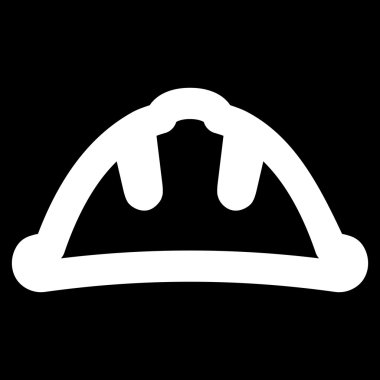 Kask kontur vektör simgesi