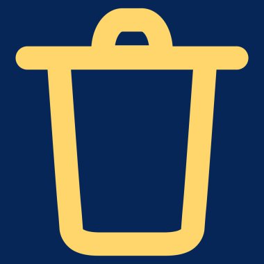 Kova kontur vektör simgesi