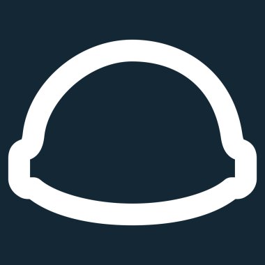 Oluşturucu kask kontur vektör simgesi