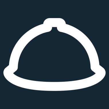 Kask kontur vektör simgesi