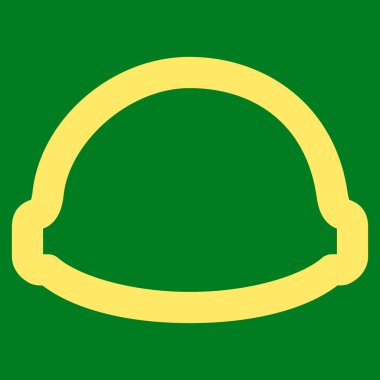 Oluşturucu kask kontur vektör simgesi