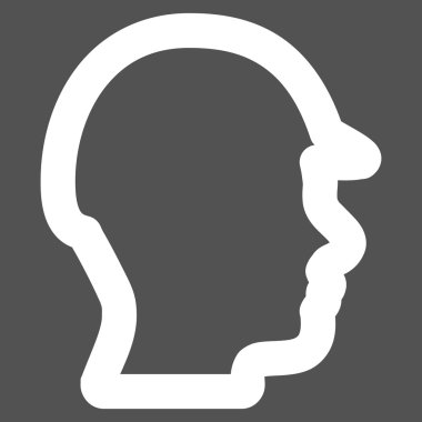 Vektör simgesini Oluşturucu kafa inme