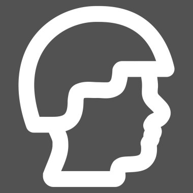 Asker Kafa vuruşu vektör simgesi