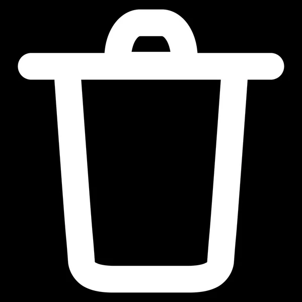 Bucket Stroke Vector Icon — Stock Vector