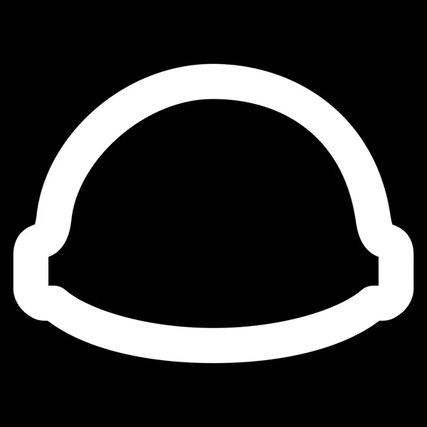 Builder hjälm Stroke vektor Icon — Stock vektor