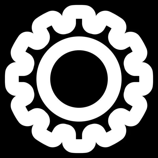 Gear lijn Vector Icon — Stockvector