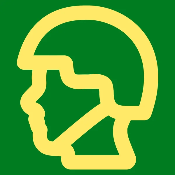 Векторная икона "Солдатский удар головой" — стоковый вектор