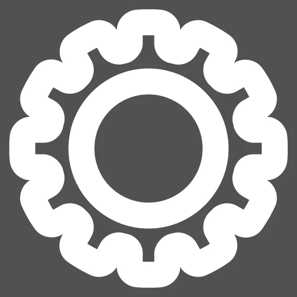 Gear lijn Vector Icon — Stockvector