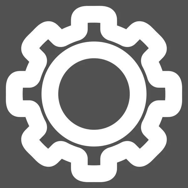 Gear lijn Vector Icon — Stockvector