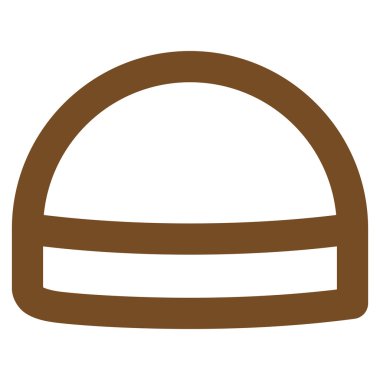 İşçisi kontur vektör simgesi