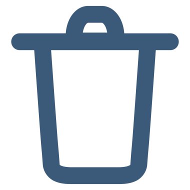 Kova kontur vektör simgesi