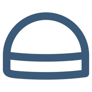 İşçisi kontur vektör simgesi