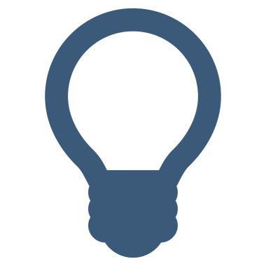 Ampul kontur vektör simgesi