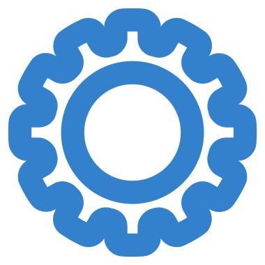 Dişli kontur vektör simgesi