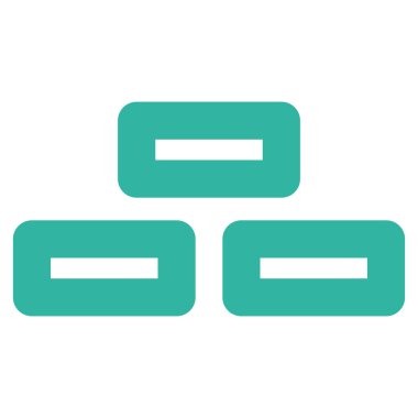 Tuğla kontur vektör simgesi