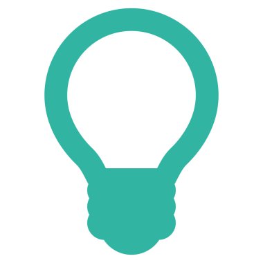 Ampul kontur vektör simgesi