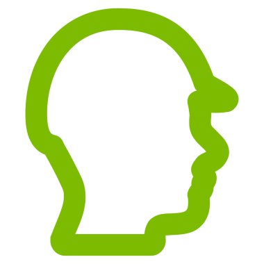 Vektör simgesini Oluşturucu kafa inme