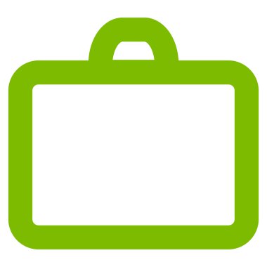 Servis talebi kontur vektör simgesi