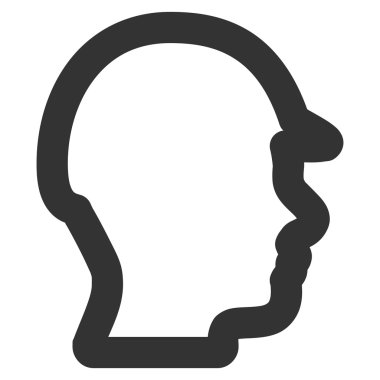 Vektör simgesini Oluşturucu kafa inme