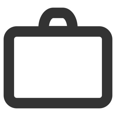 Servis talebi kontur vektör simgesi