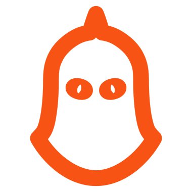 Cellat kask kontur vektör simgesi