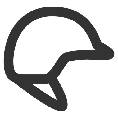 Motosiklet işçisi kontur vektör simgesi