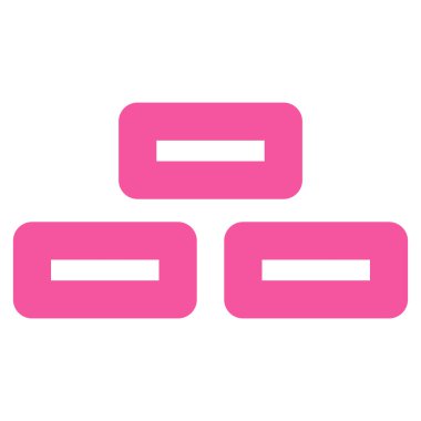 Tuğla kontur vektör simgesi