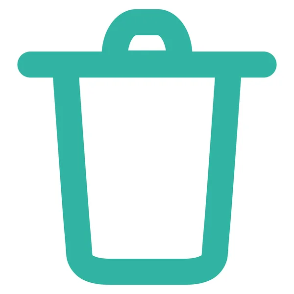 Bucket Stroke Vector Icon — Stock Vector