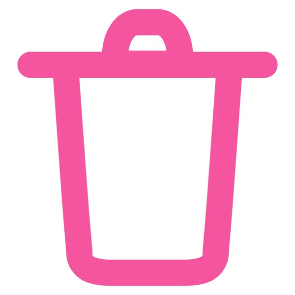 Bucket Stroke Vector Icon — Stock Vector