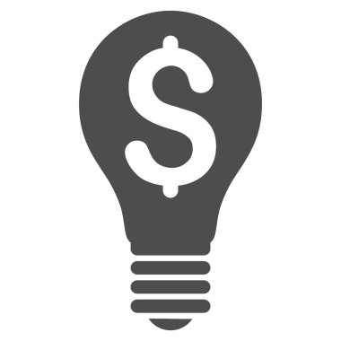 Patent düz glif simgesi