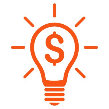 Karlı buluş düz glif simgesi