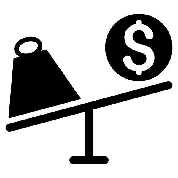 Торговая икона "Качели плоские" — стоковое фото