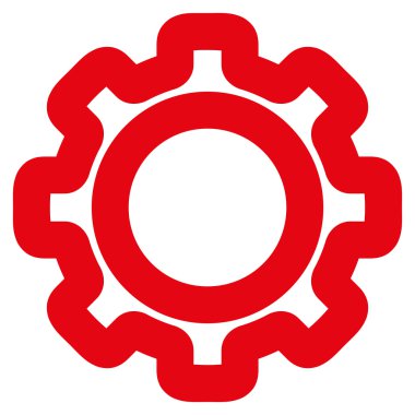 Dişli kontur vektör simgesi