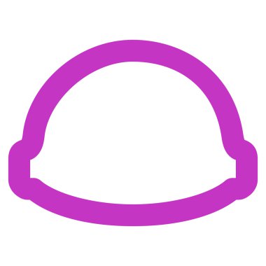 Oluşturucu kask kontur vektör simgesi