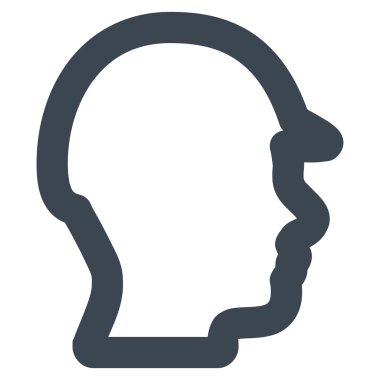 Vektör simgesini Oluşturucu kafa inme