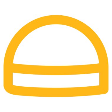 İşçisi kontur vektör simgesi