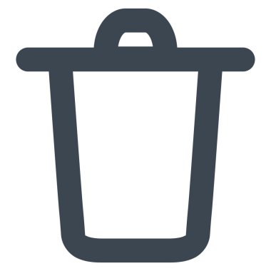 Kova kontur vektör simgesi