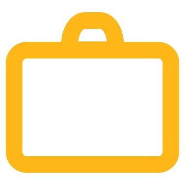 Servis talebi kontur vektör simgesi