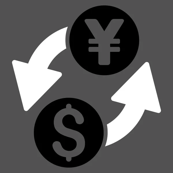 Dolaru jen výměnu ploché vektorové ikony — Stockový vektor