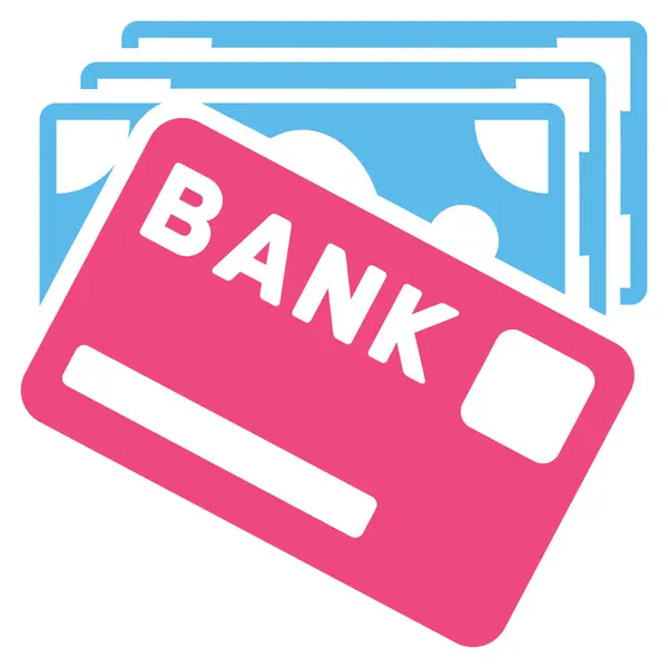 Икона "Кредитные деньги" — стоковое фото