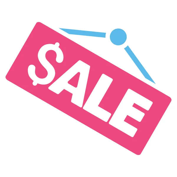 Verkauf Schild flache Glyphen-Symbol — Stockfoto