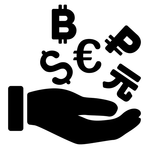 International Investment Flat Glyph Icon — Stock Photo, Image